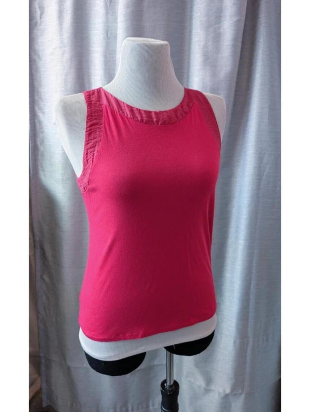 Ann Taylor Hot Pink Tank Top M